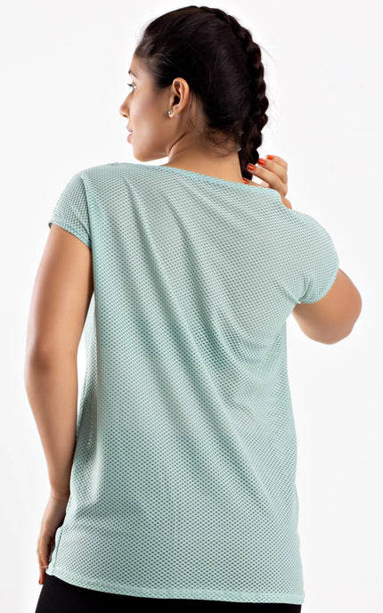 Camiseta Alongada Fitness de Tela
