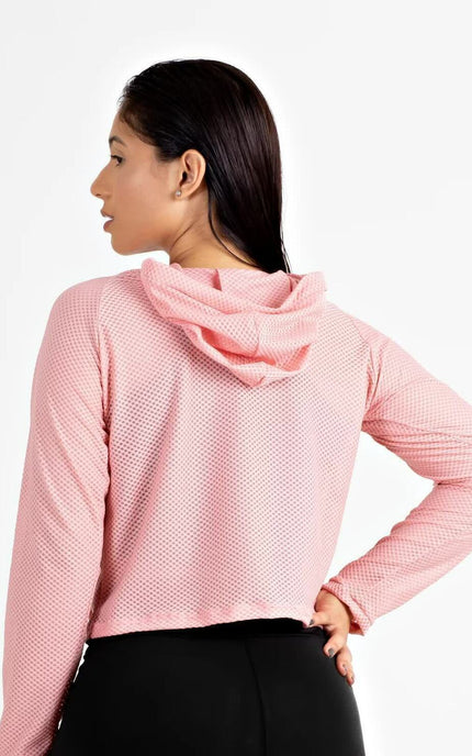 Casaco Rosê com Bolso Fitness Feminino | REF: LX120