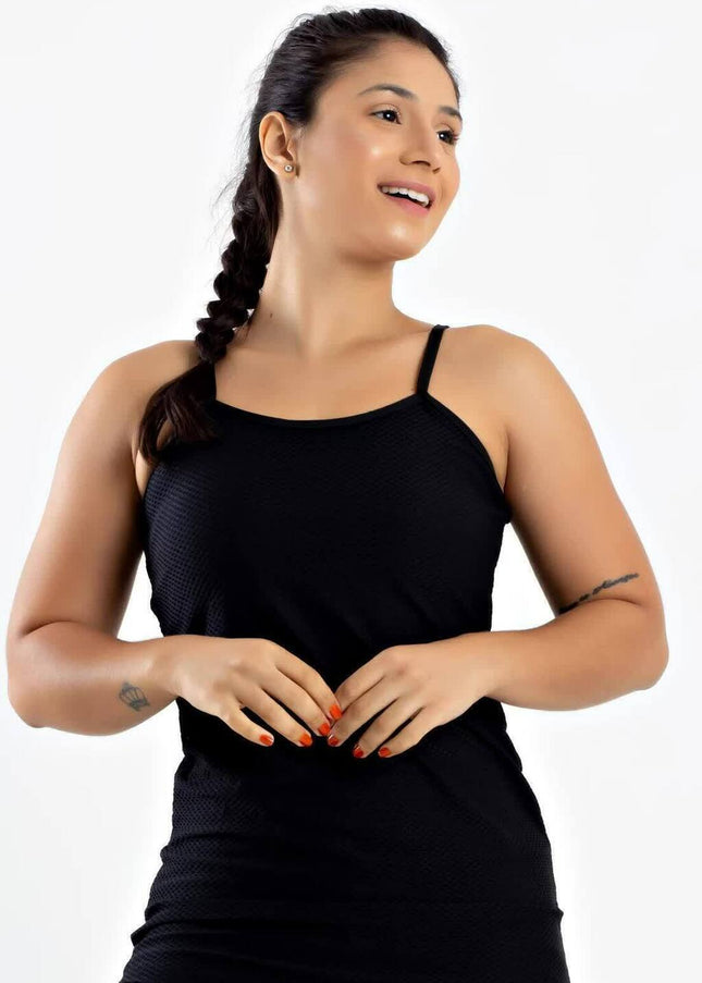 Blusa Fitness de Alcinha com Tela | REF: MTF38