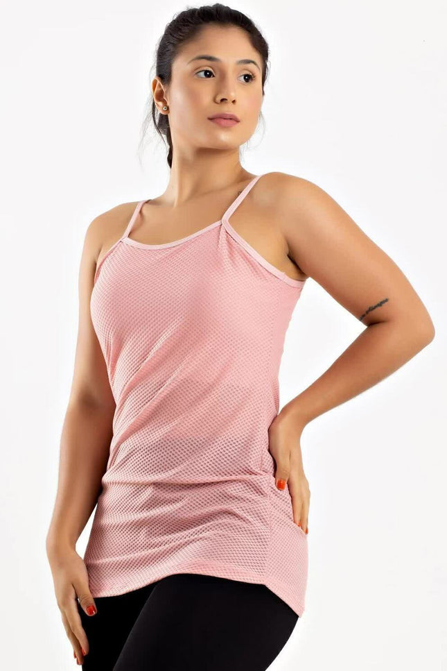 Blusa Fitness de Alcinha com Tela | REF: MTF38