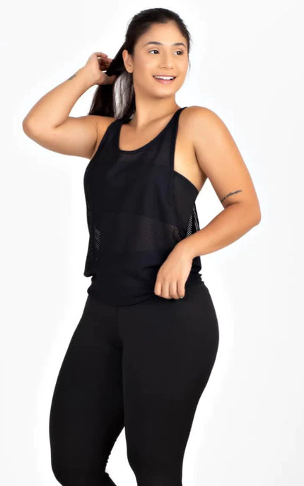 Regata Fitness de Tela Dry Fit Nadador | REF: FDR20