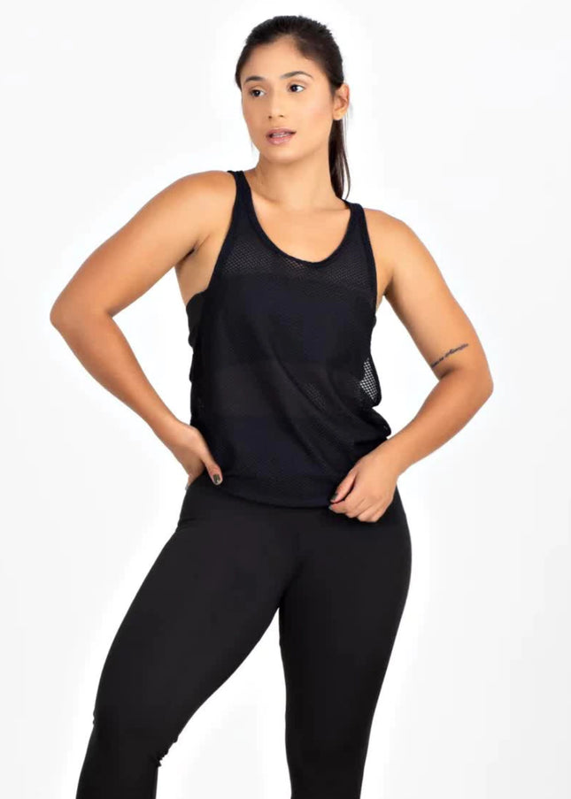 Regata Fitness de Tela Dry Fit Nadador | REF: FDR20