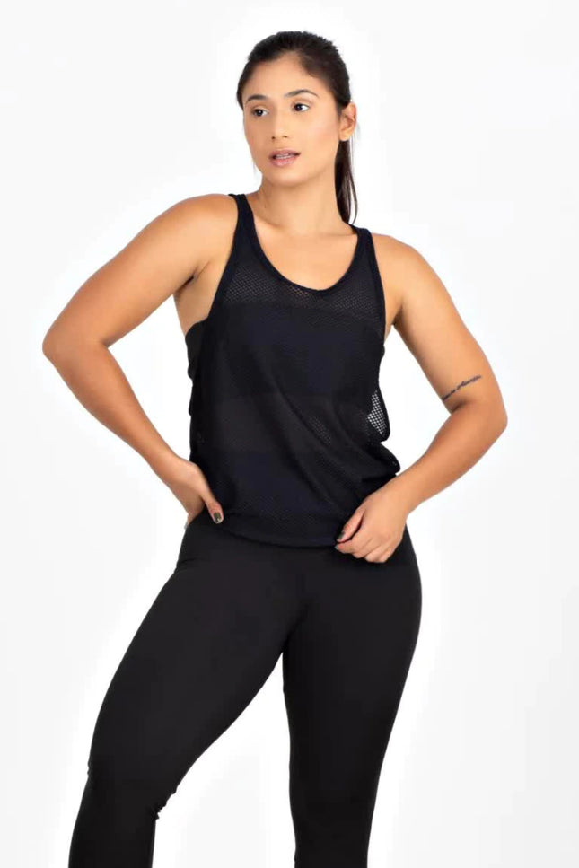 Regata Fitness de Tela Dry Fit Nadador | REF: FDR20